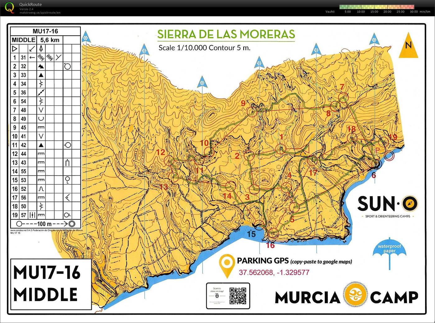 Sierra De Las Moreras MU17-16 (15/02/2017)